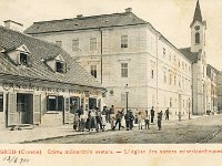 Frankopanska ulica, gostionica 'K crnom orlu', 1904. godina, razglednica
